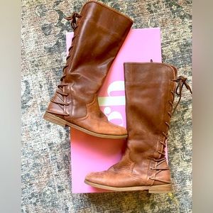 GB Girls Lace back riding boot Size 4 Fall Family pictures